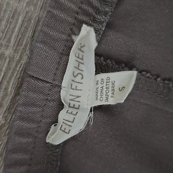Eileen Fisher Tan Pants Side Zippered Size Small - Picture 5 of 7